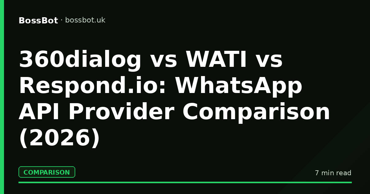 360dialog vs WATI vs Respond.io: WhatsApp API Provider Comparison (2026 ...