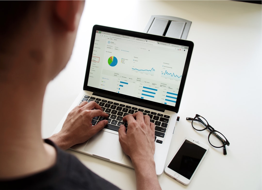 Person using macbook pro