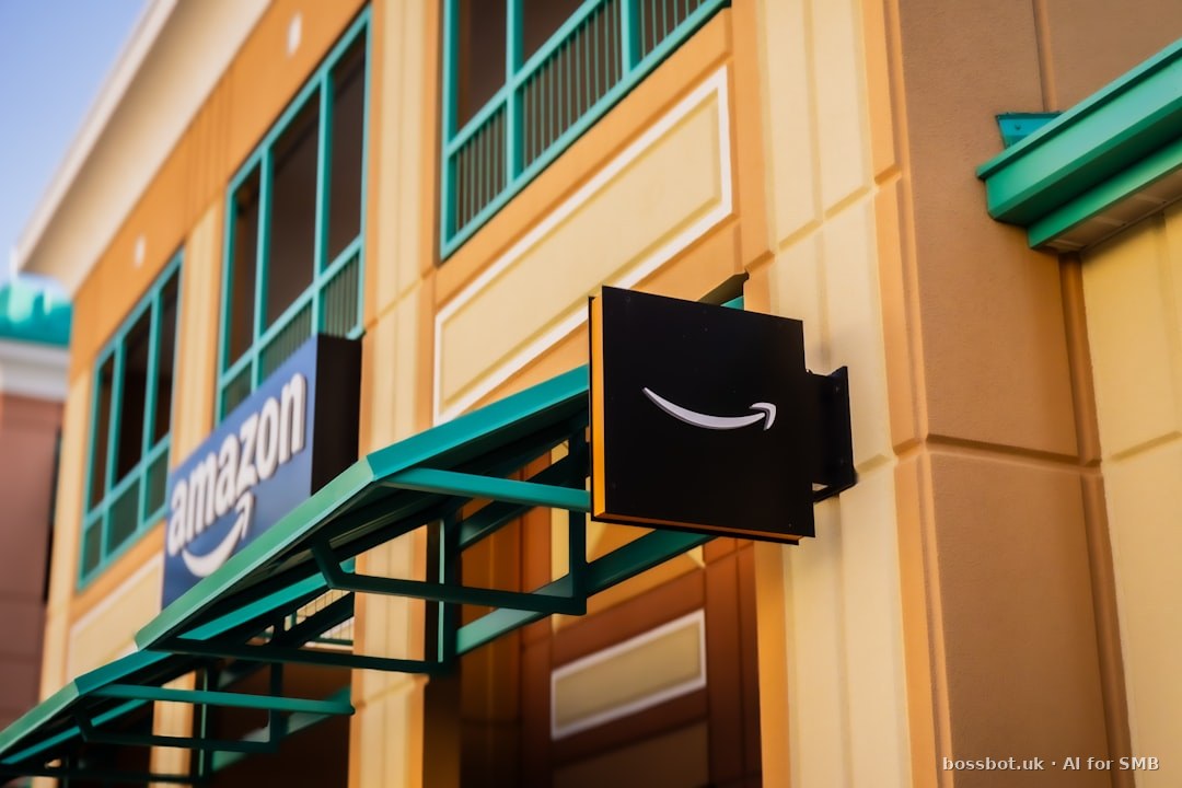 Deutscher Amazon-Händler verwaltet WhatsApp Business und Seller Central auf Laptop