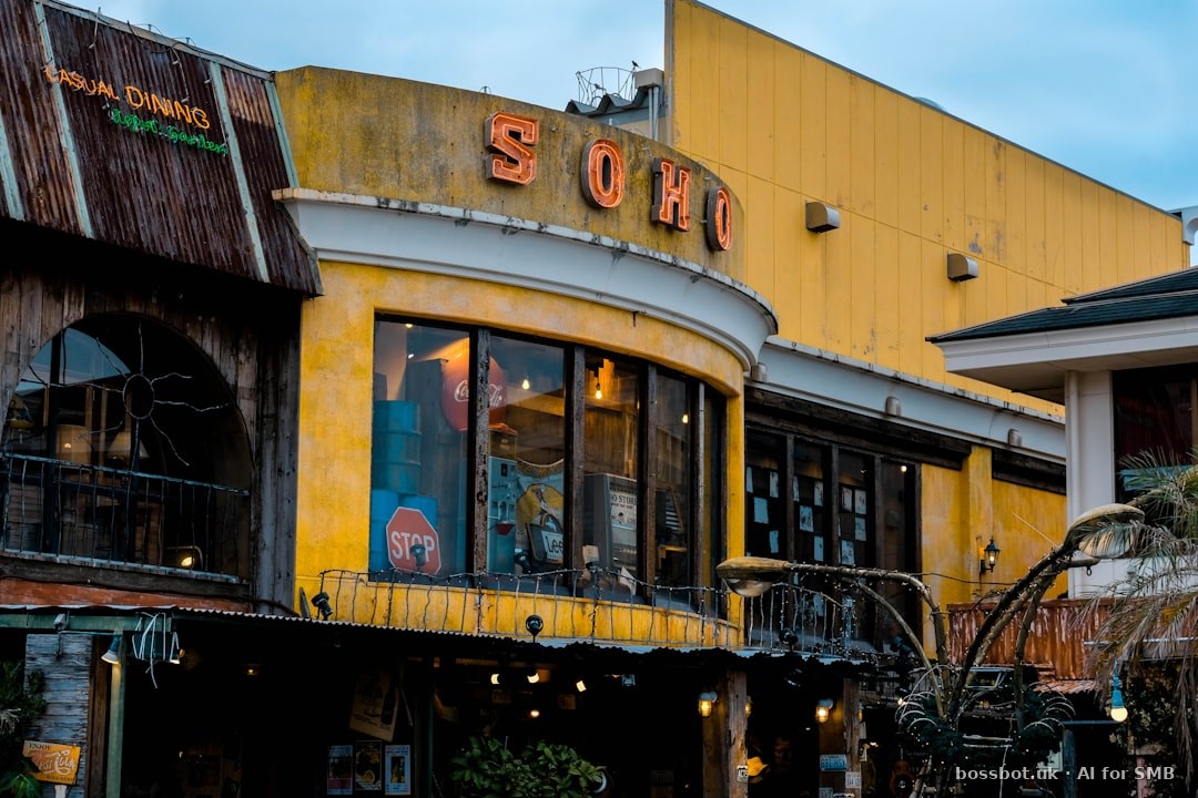 Yellow concrete building