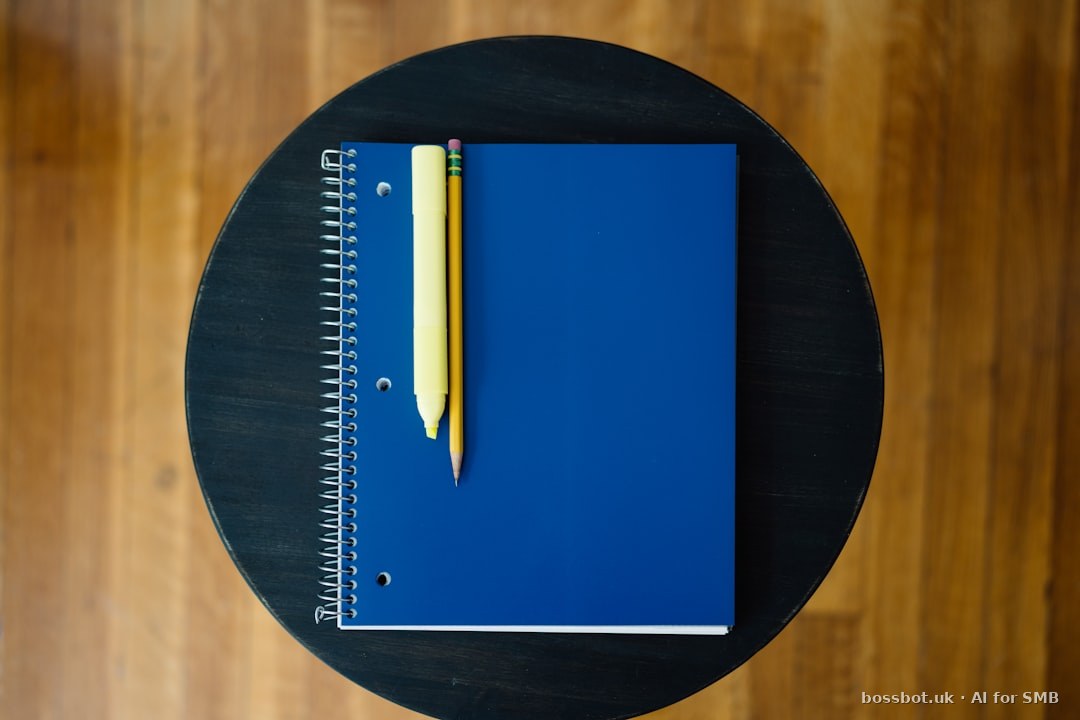 A blue square with a yellow line