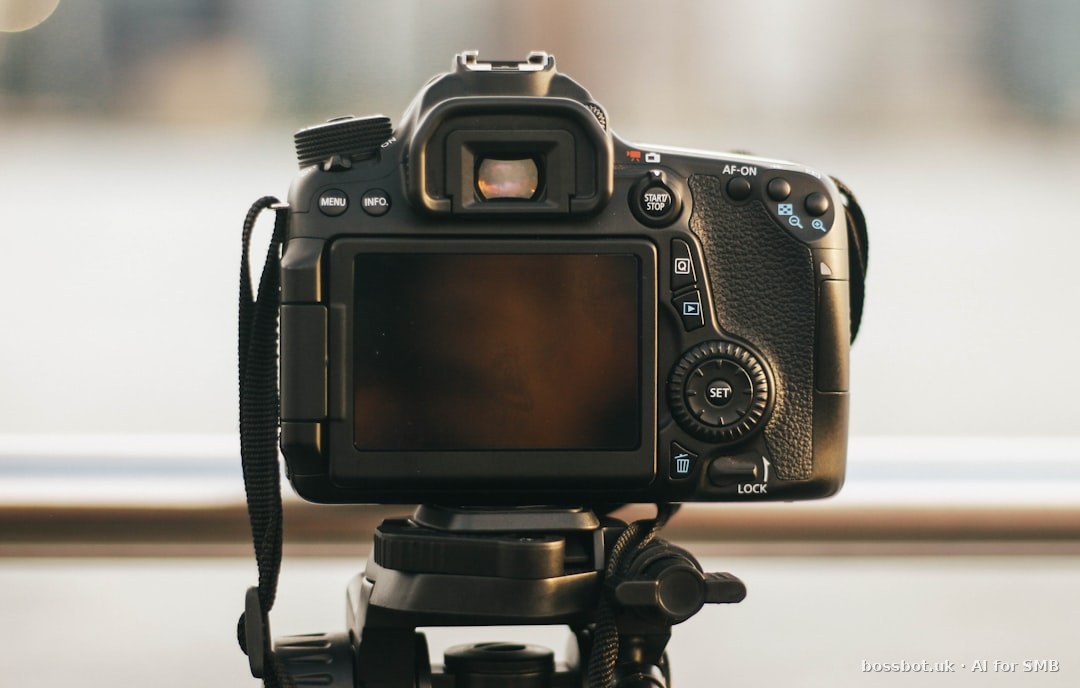 Black dsrl camera