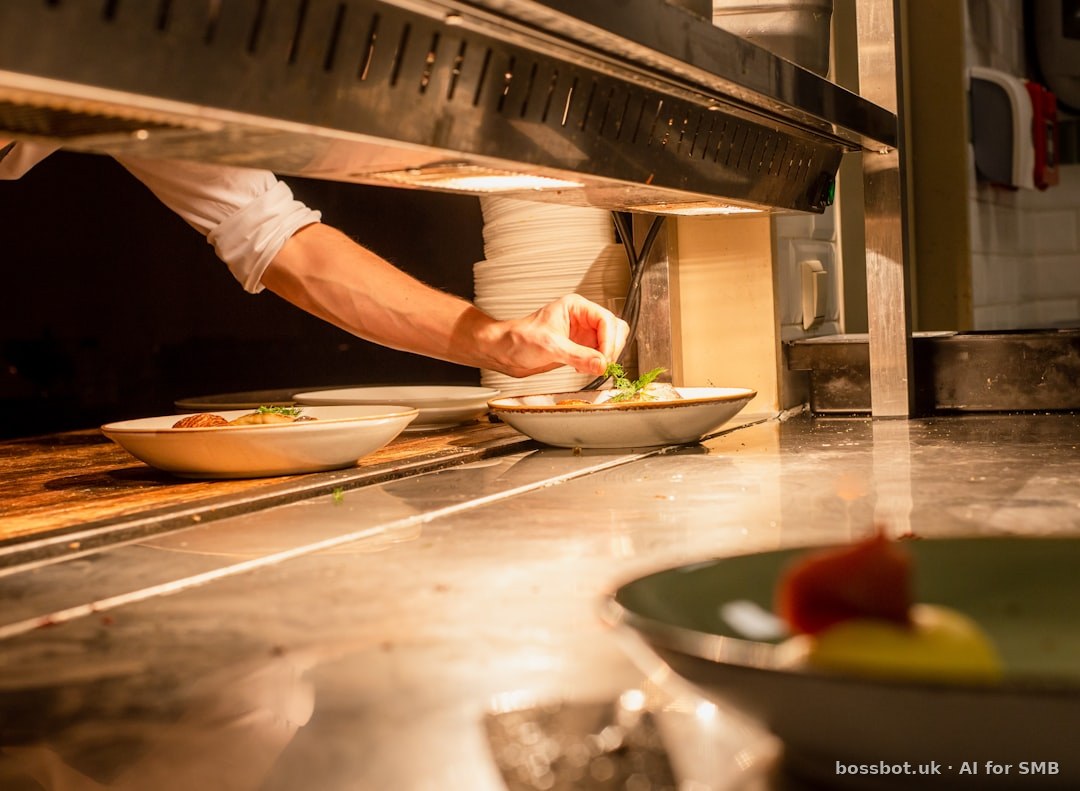 Person putting mint on top of dish