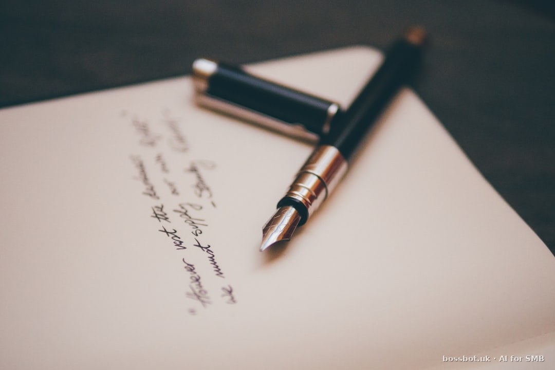 Black and silver fountain pen
