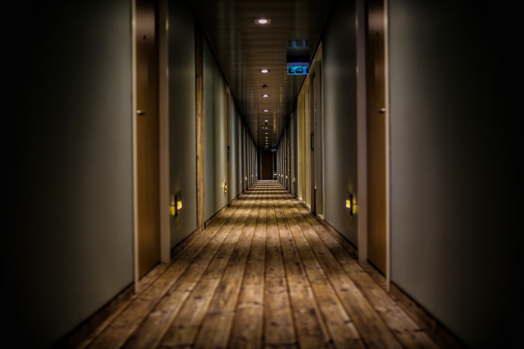 Hallway of building