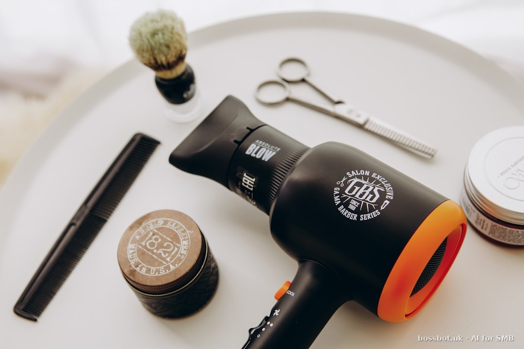 Black and orange hair blower