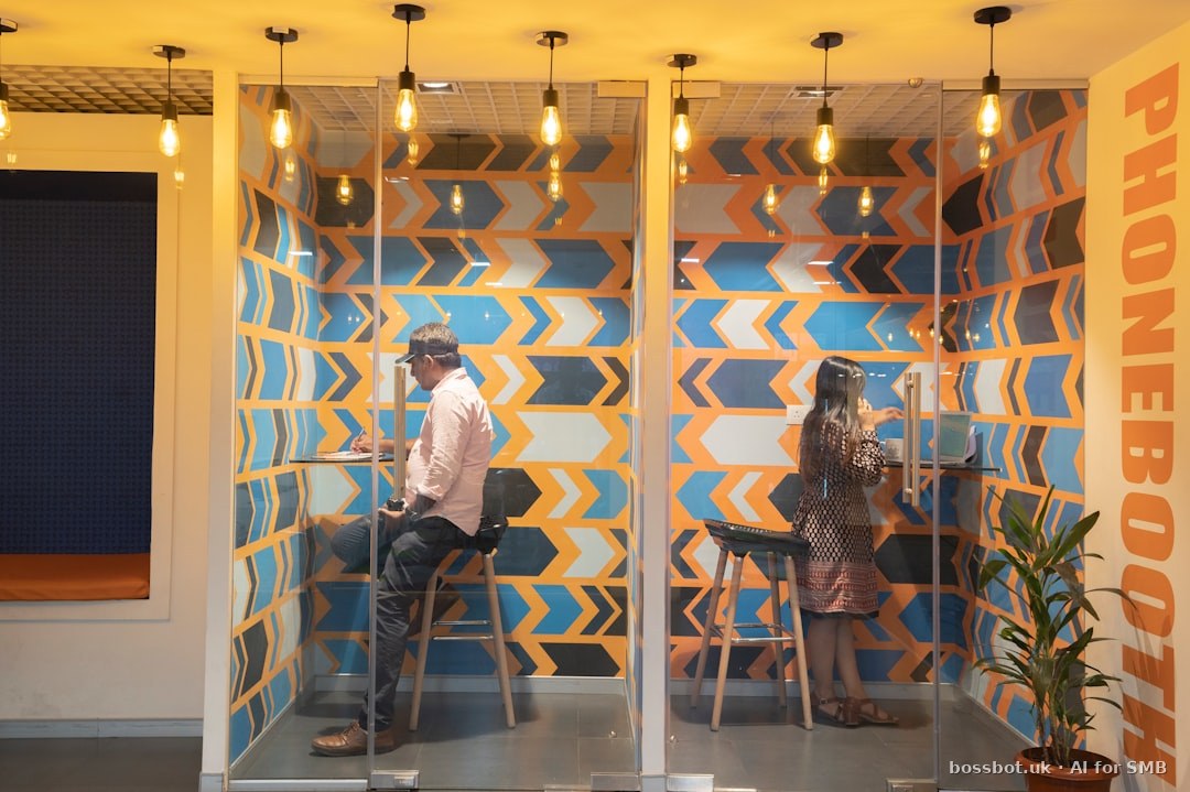 Man and woman sitting on bar stools