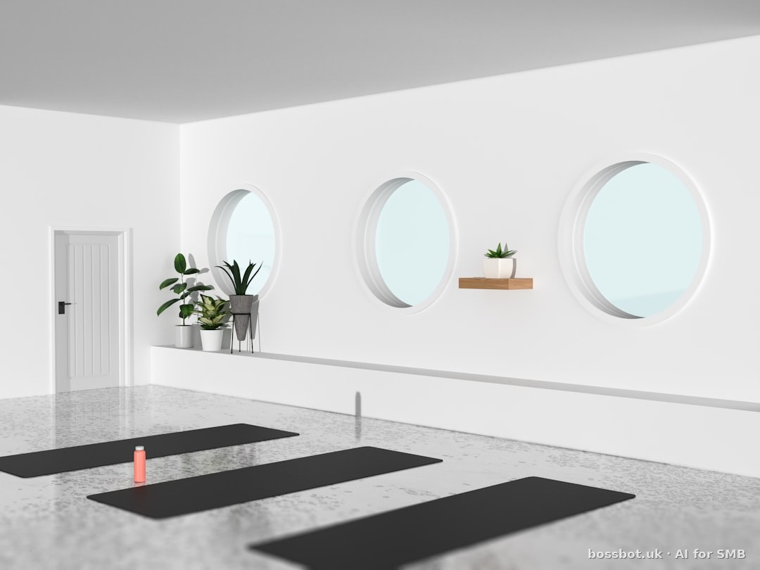 Ukrainian yoga studio practice space