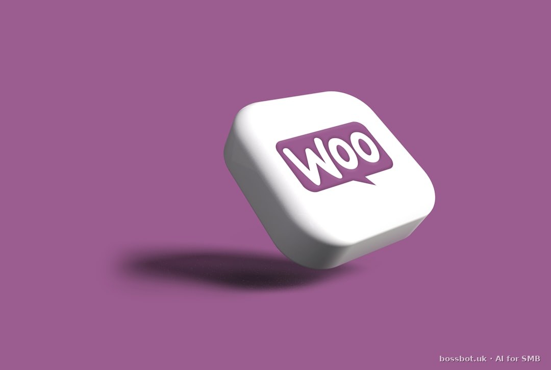 UK WooCommerce store owner reviewing WhatsApp order notifications and Royal Mail tracking — GDPR-compliant e-commerce automation for British online stores